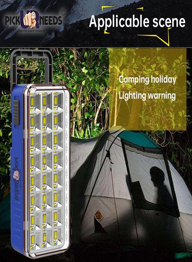 اختر احتياجاتك مصباح أرضي عالي السطوع مزود بـ 24 مصباح LED قابل لإعادة الشحن (أزرق عصري) - Image 5